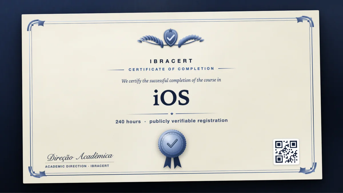 Cover of the iOS course