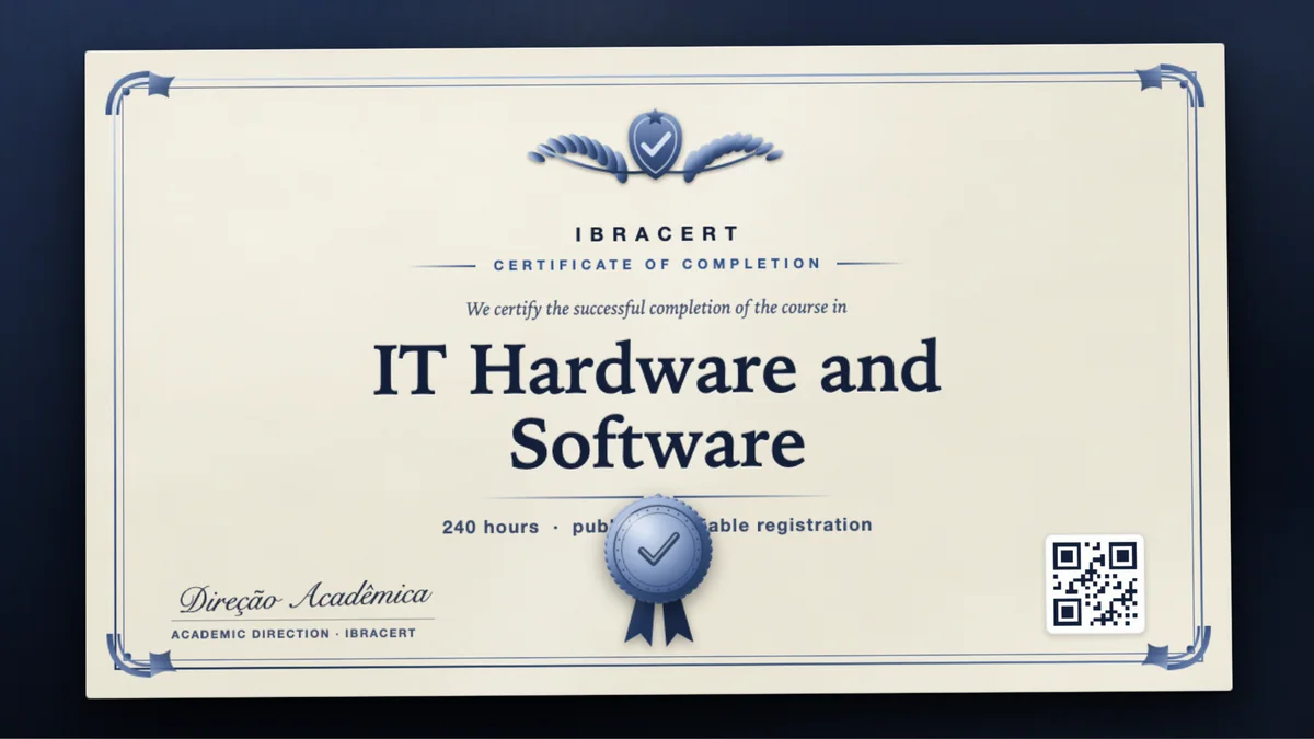 Cover of the IT Hardware and Software course