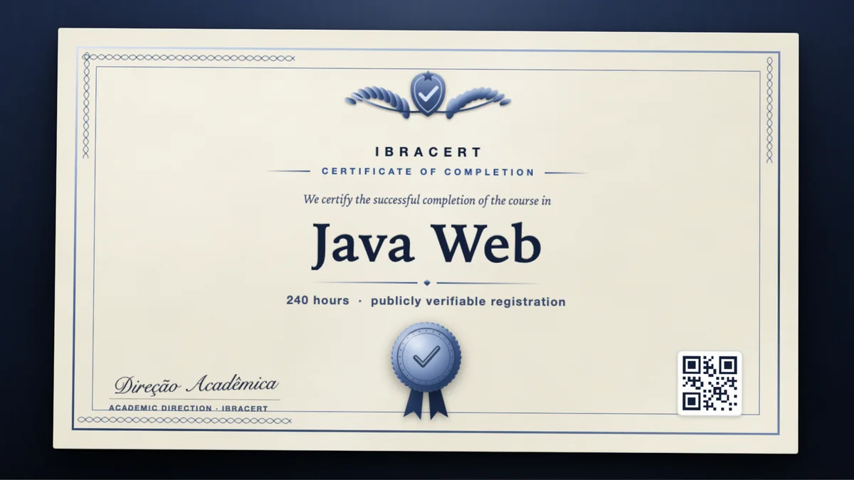 Cover of the Java Web course
