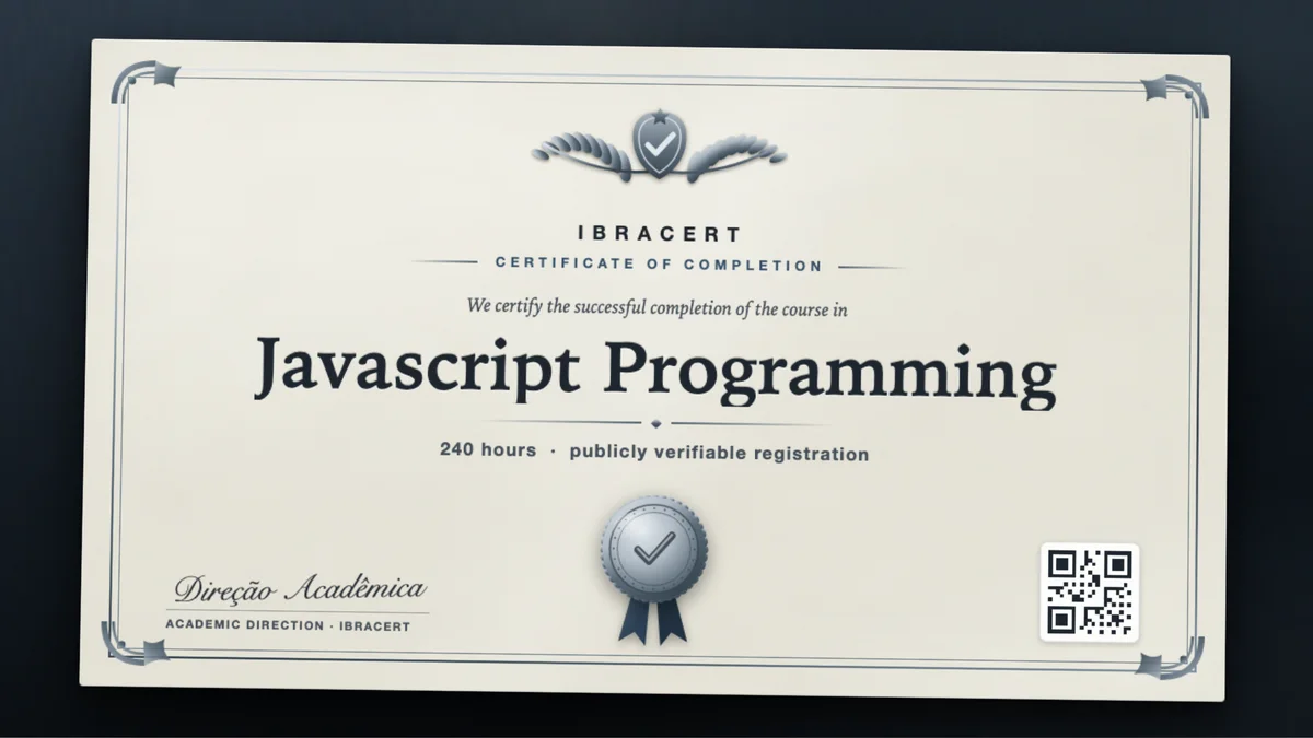 Cover of the Javascript Programming course