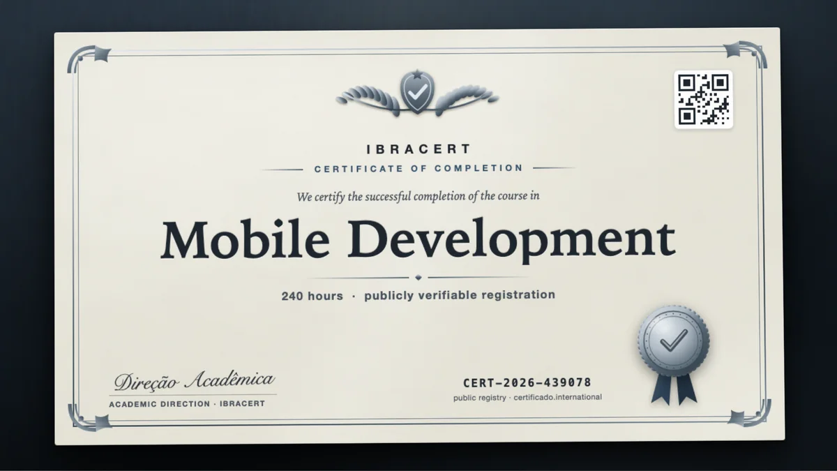 Cover of the Mobile Development course