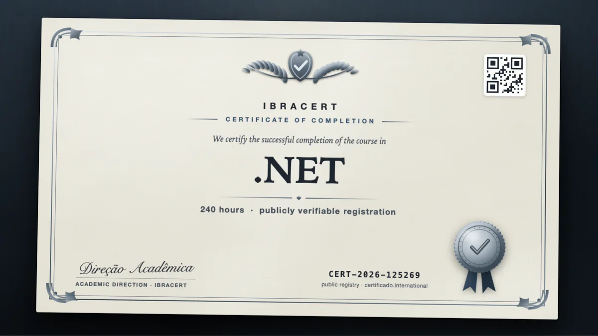 Cover of the .NET course