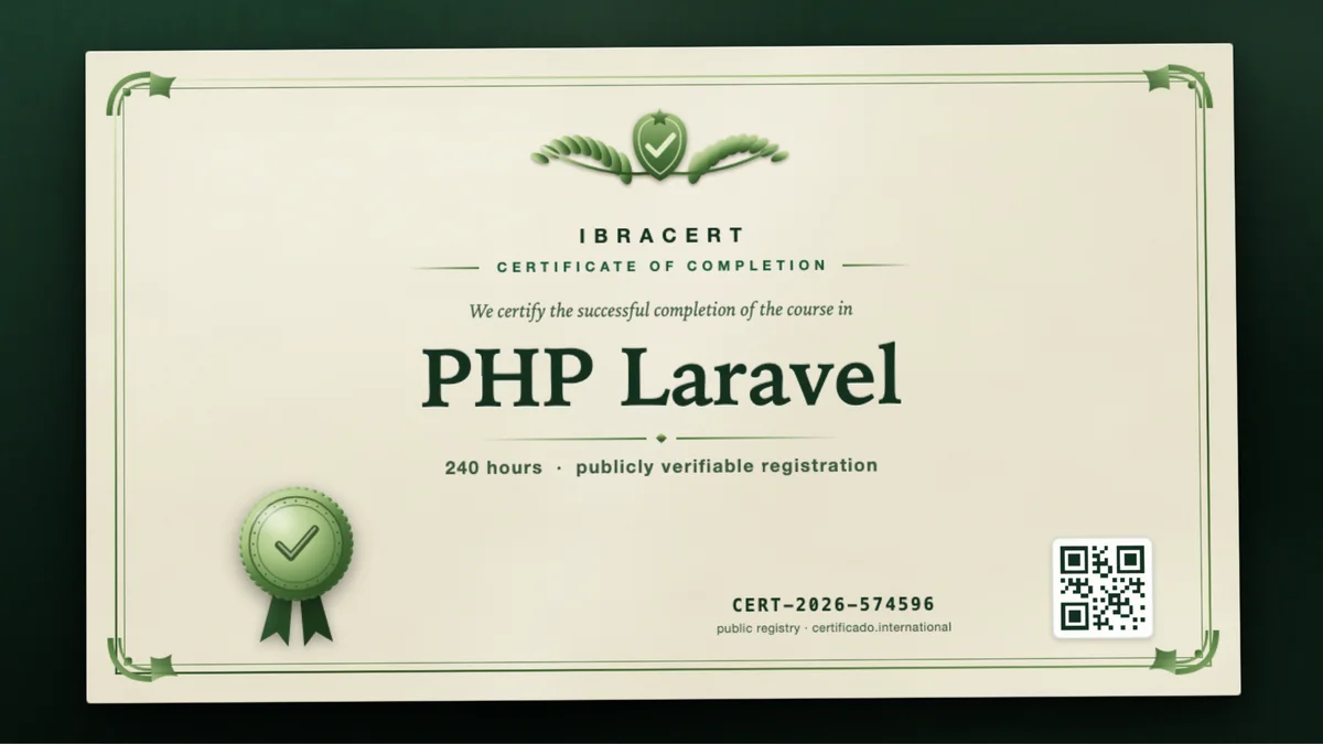 Cover of the PHP Laravel course