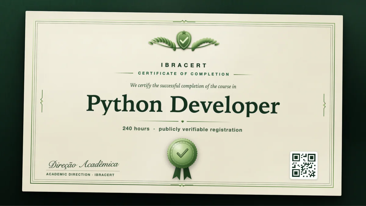 Cover of the Python Developer course