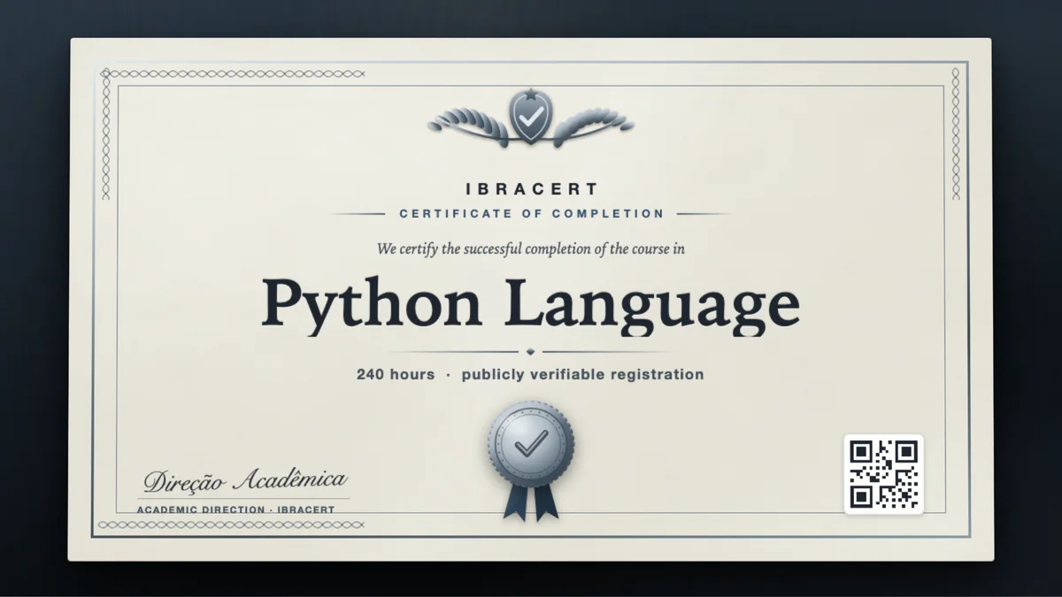Cover of the Python Language course
