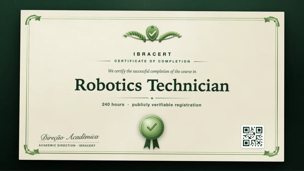 Cover of the Robotics Technician course