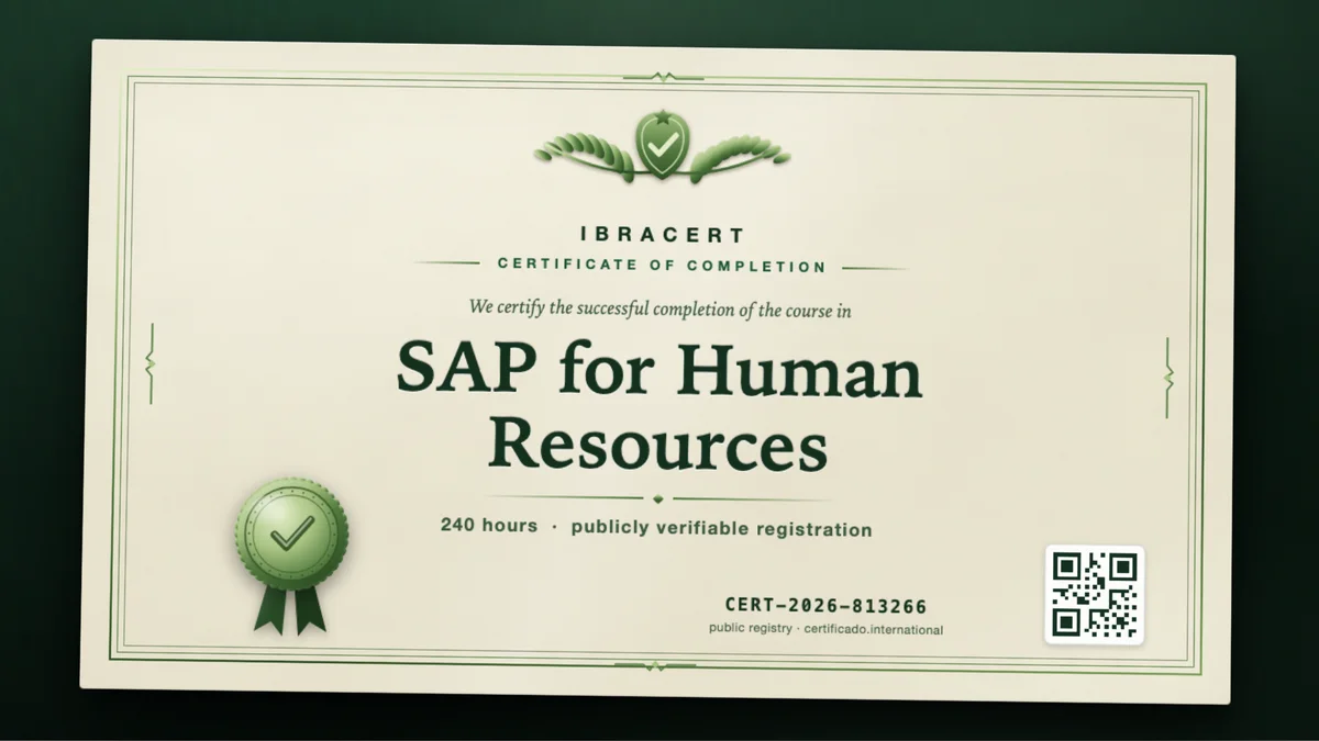 Cover of the SAP for Human Resources course