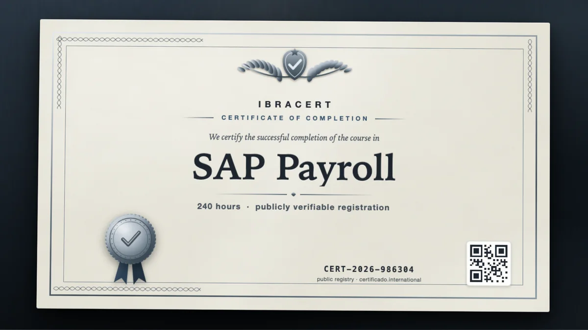 Cover of the SAP Payroll course