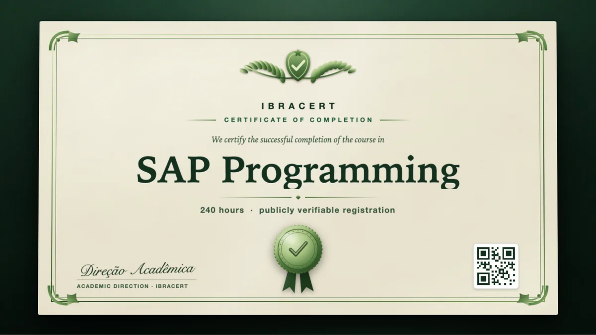 Cover of the SAP Programming course