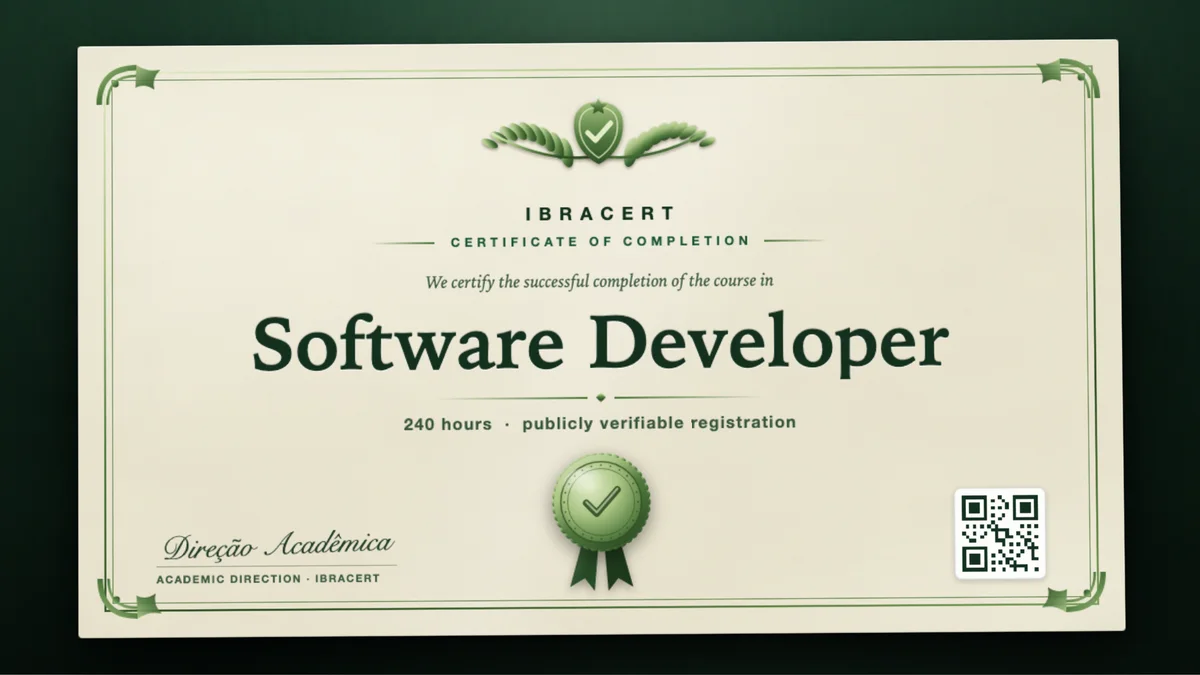 Cover of the Software Developer course