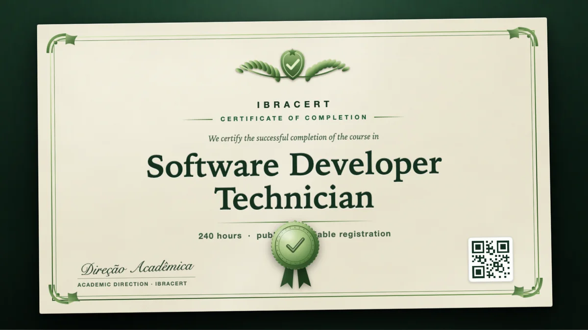 Cover of the Software Developer Technician course