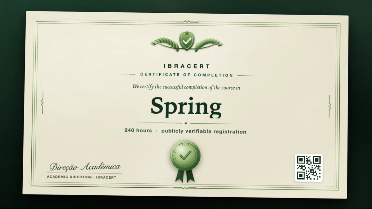 Cover of the Spring course