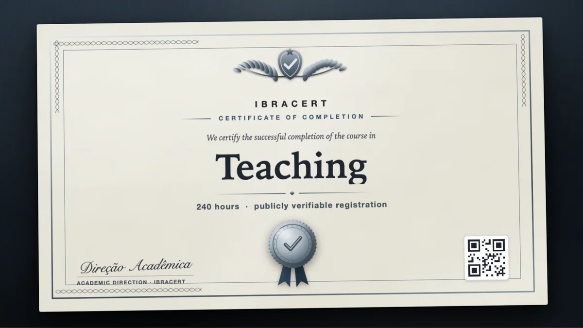 Cover of the Teaching course