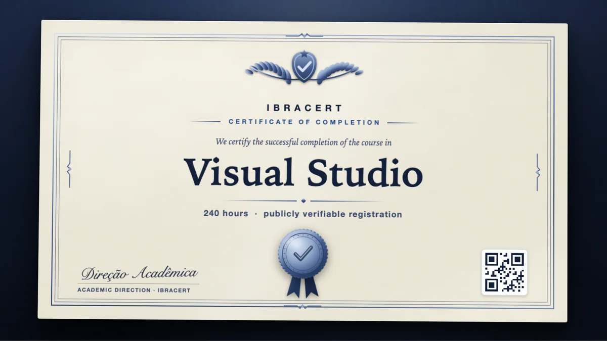 Cover of the Visual Studio course