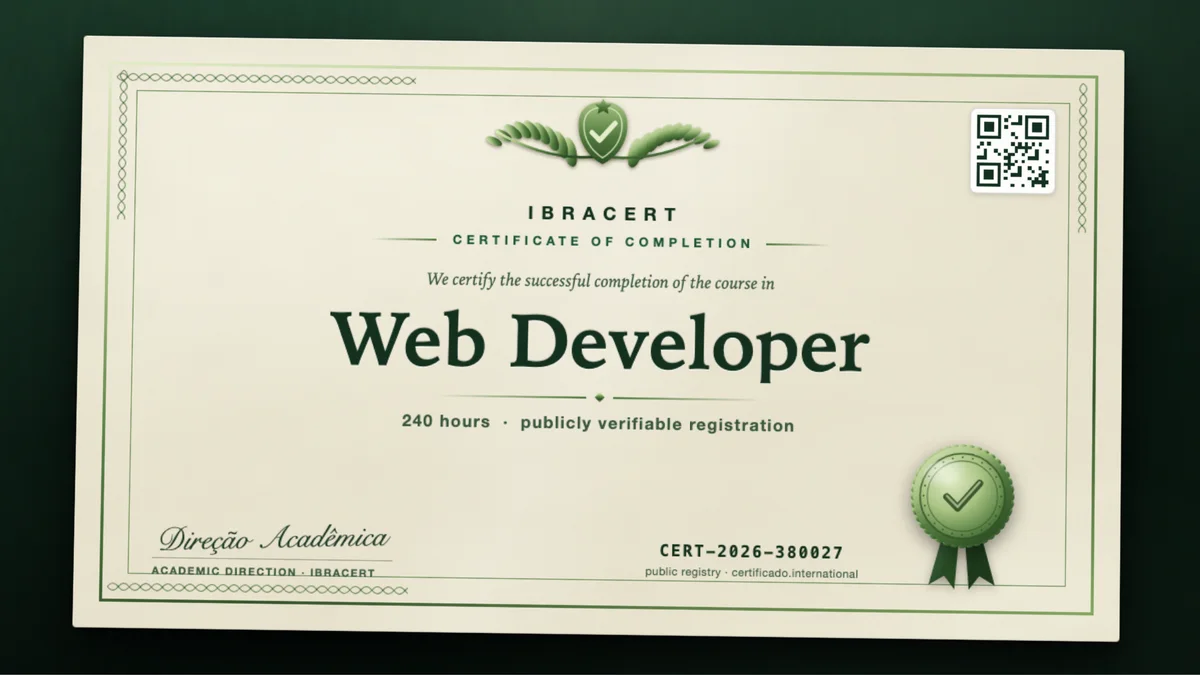Cover of the Web Developer course