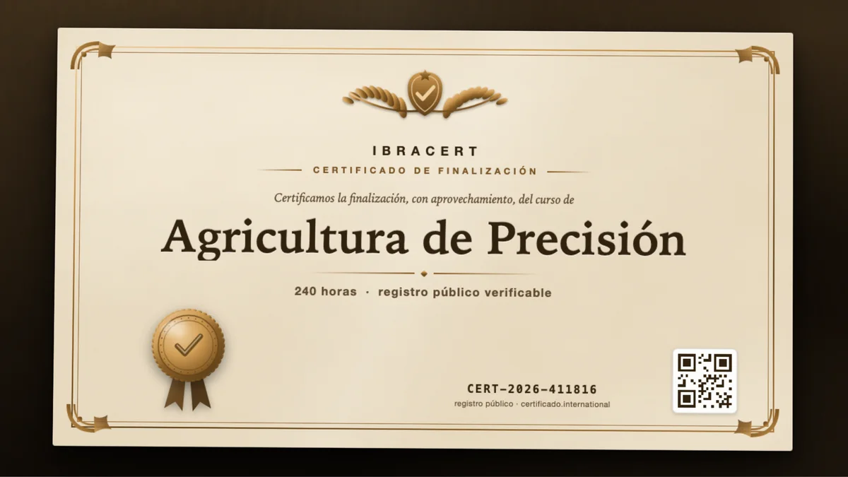 Portada del curso Agricultura de Precisión