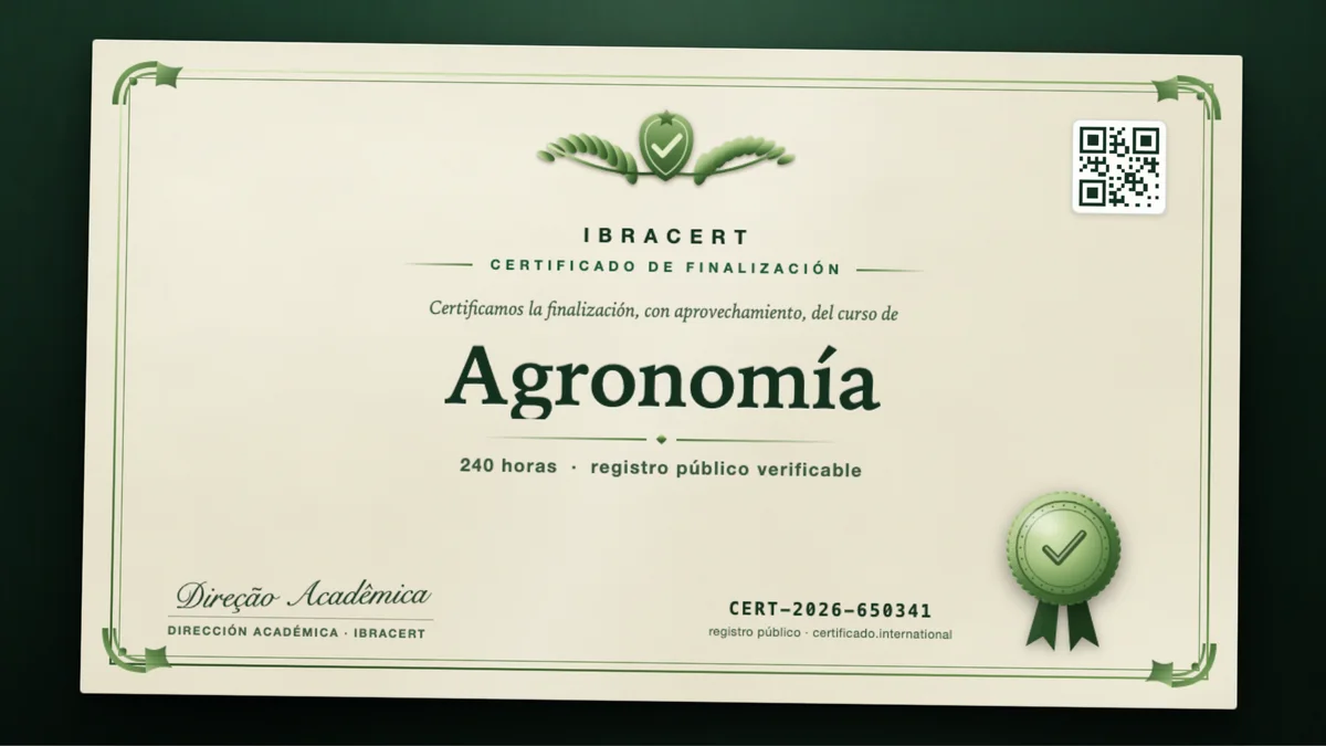 Portada del curso Agronomía