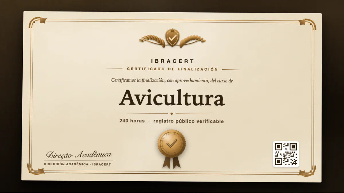 Portada del curso Avicultura