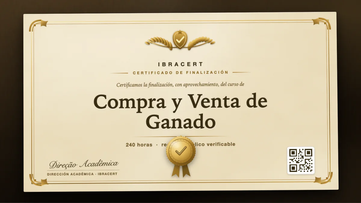 Portada del curso Compra y Venta de Ganado