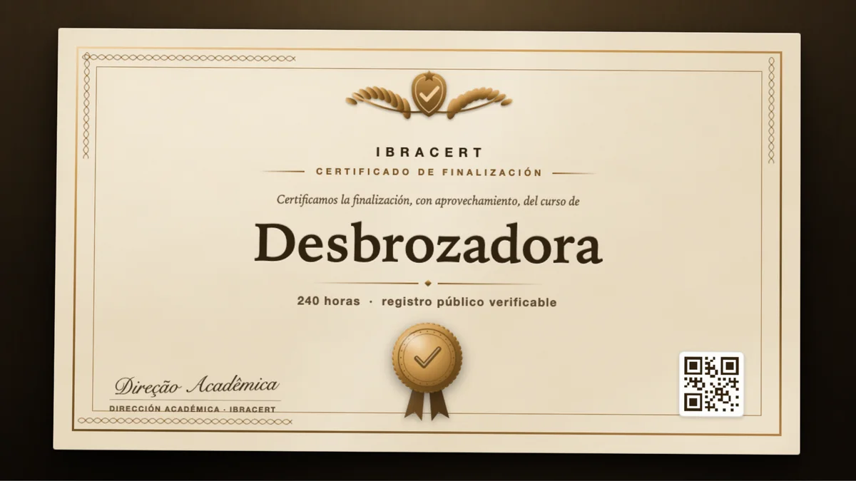 Portada del curso Desbrozadora