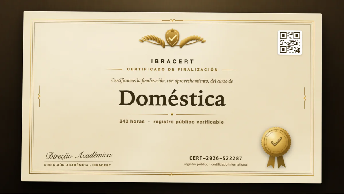 Portada del curso Doméstica