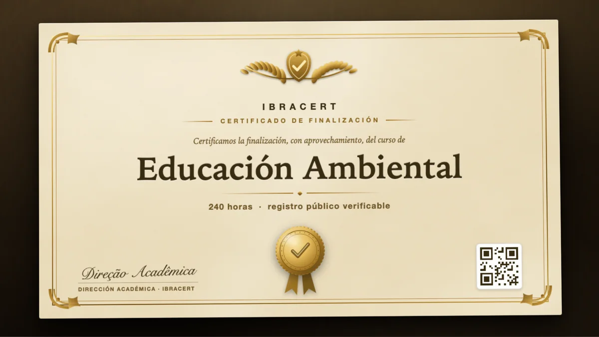 Portada del curso Educación Ambiental