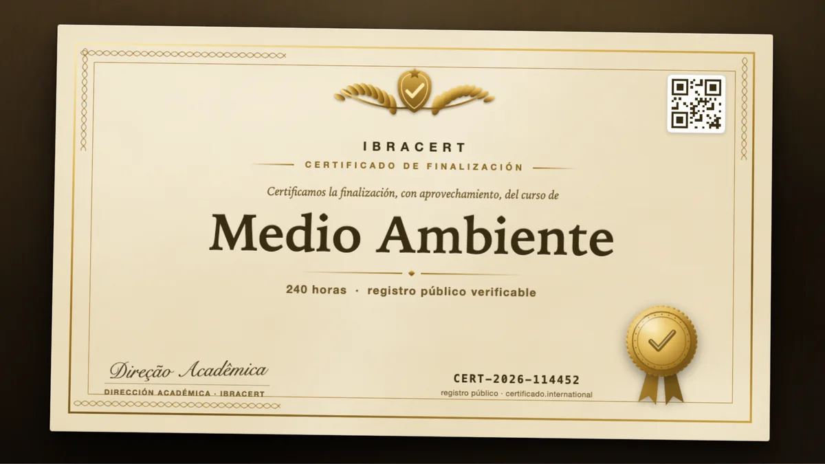 Portada del curso Medio Ambiente