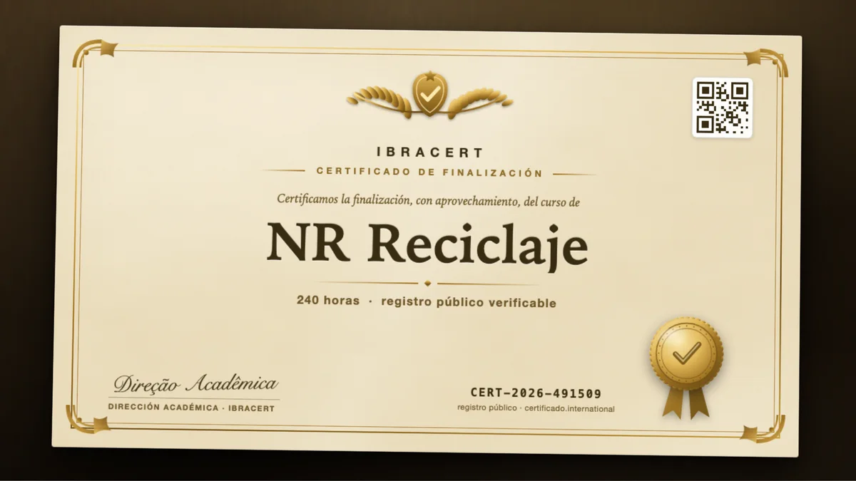 Portada del curso NR Reciclaje