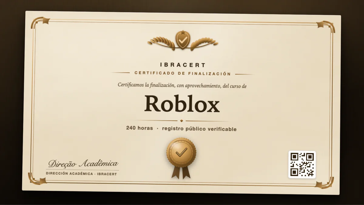 Portada del curso Roblox