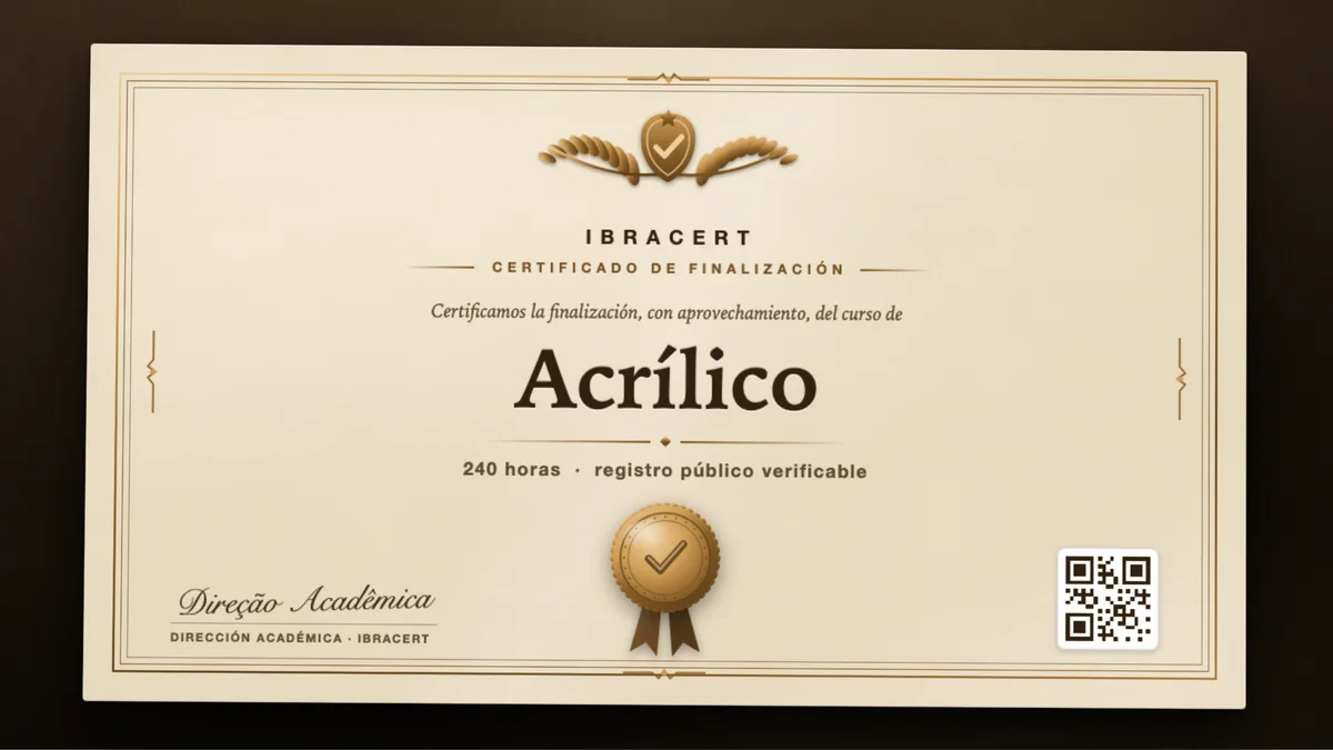 Portada del curso Acrílico