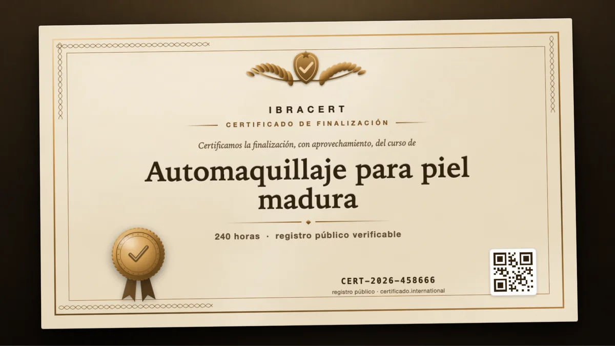 Portada del curso Automaquillaje para piel madura