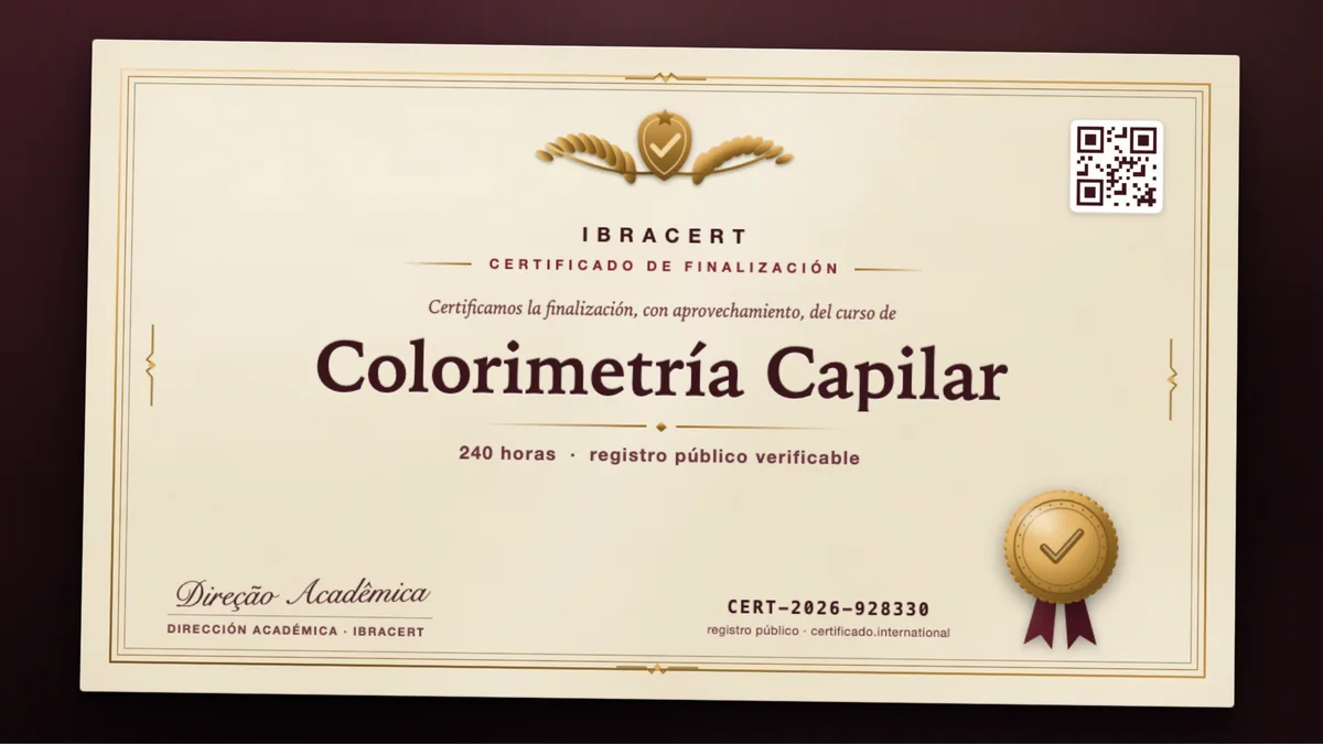 Portada del curso Colorimetría Capilar