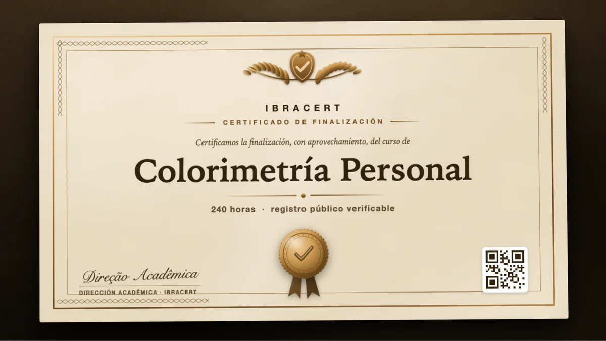 Portada del curso Colorimetría Personal