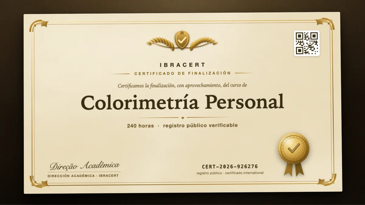 Portada del curso Colorimetría Personal