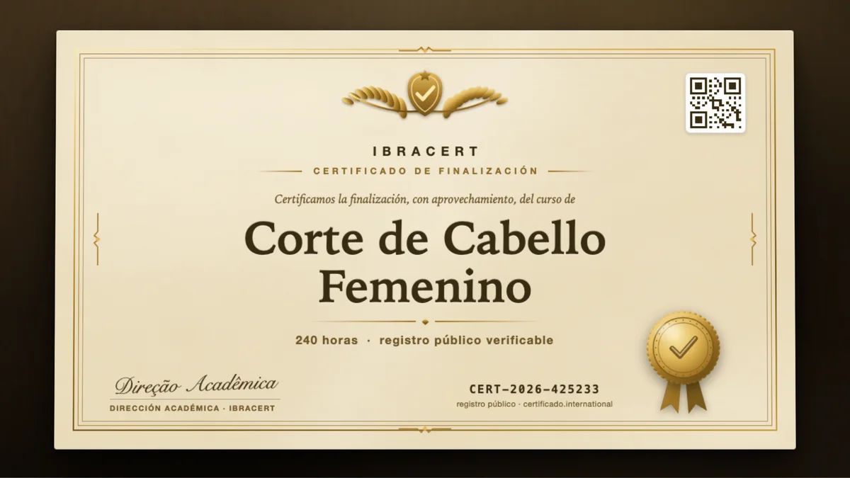 Portada del curso Corte de Cabello Femenino