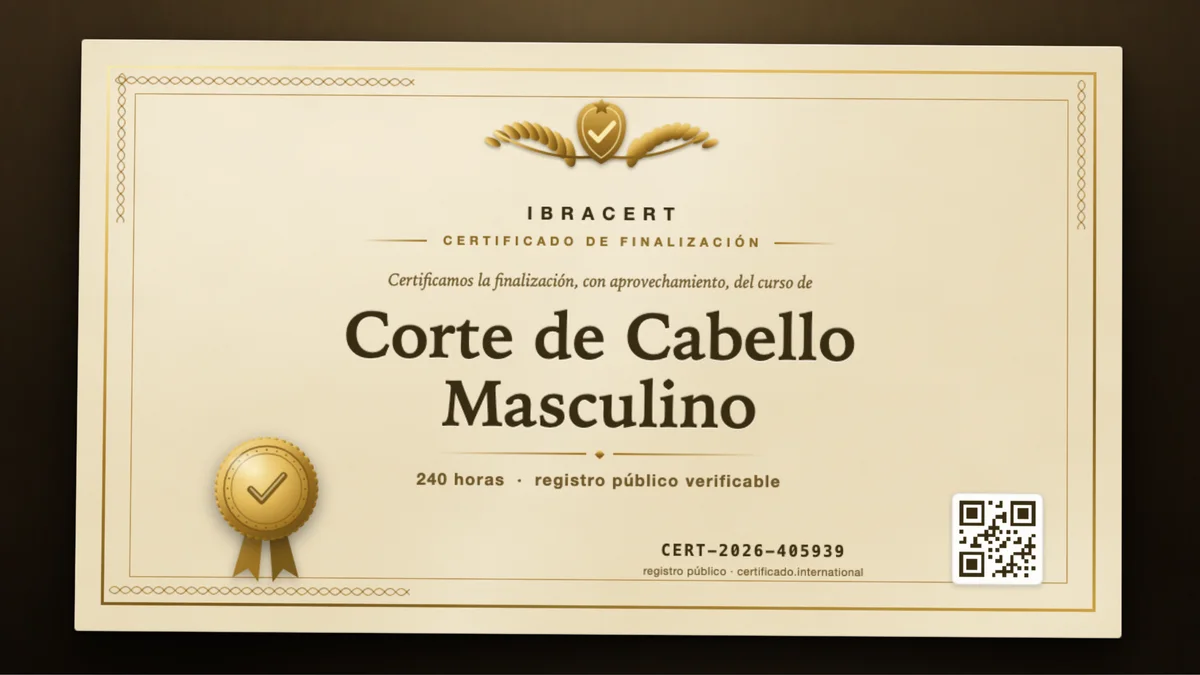 Portada del curso Corte de Cabello Masculino