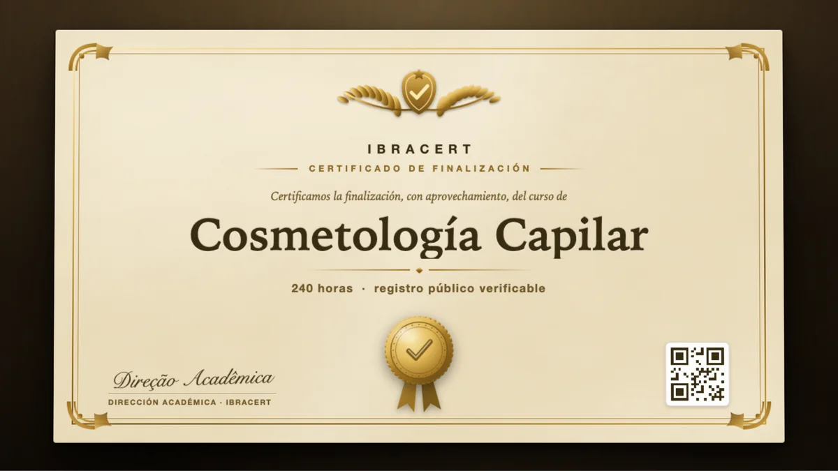 Portada del curso Cosmetología Capilar