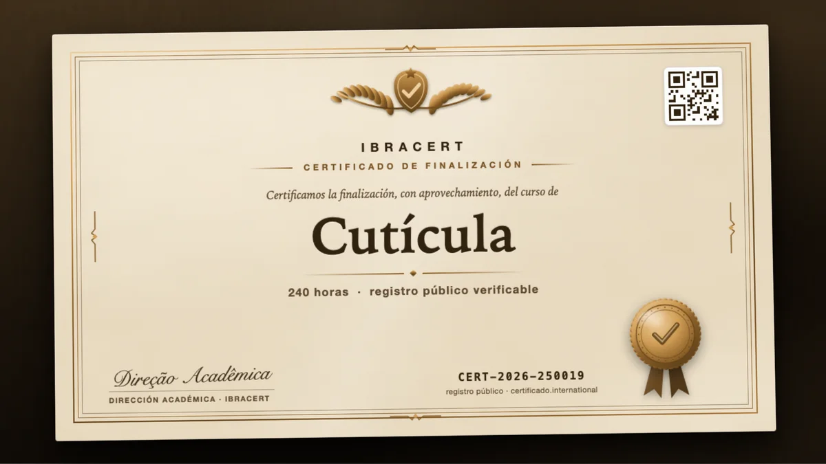 Portada del curso Cutícula