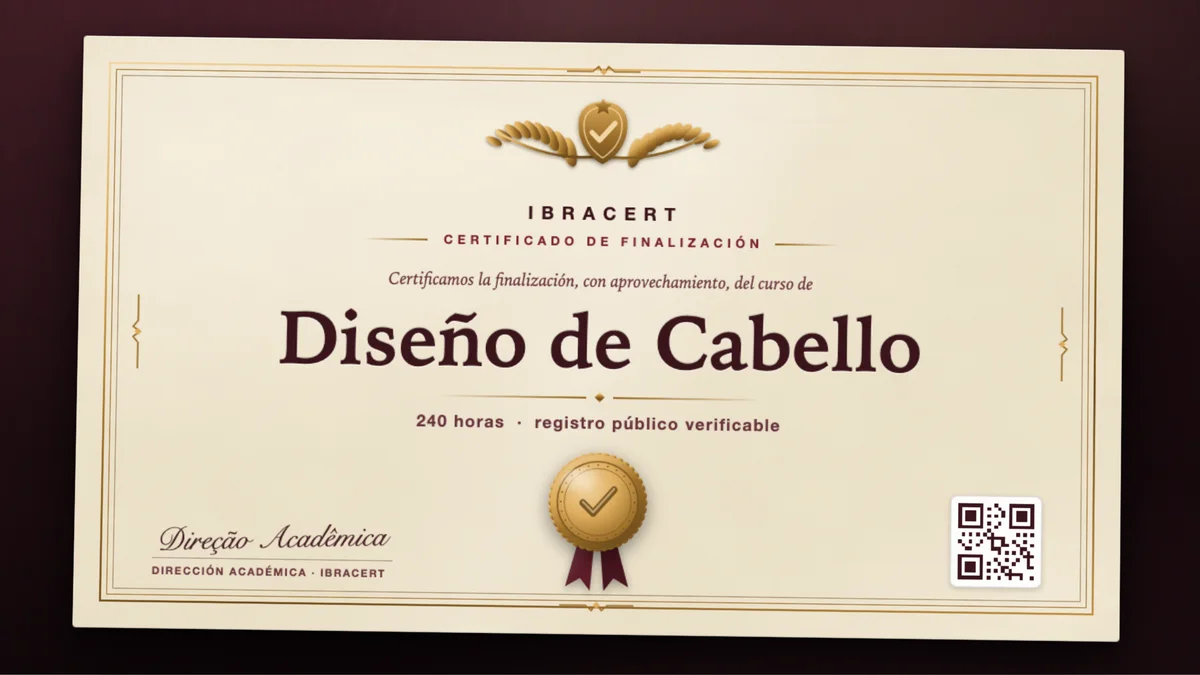 Portada del curso Diseño de Cabello