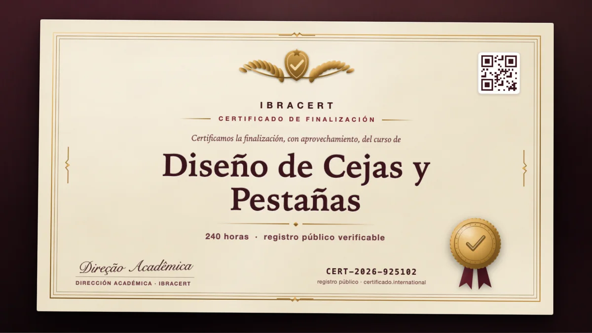Portada del curso Diseño de Cejas y Pestañas