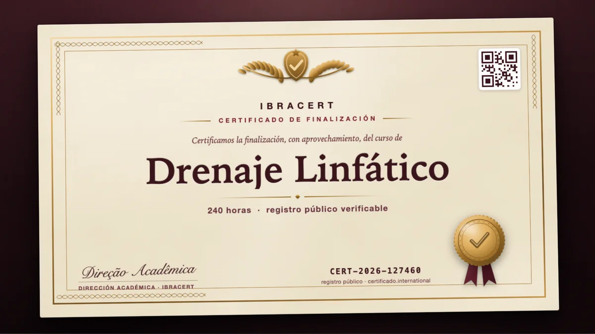 Portada del curso Drenaje Linfático