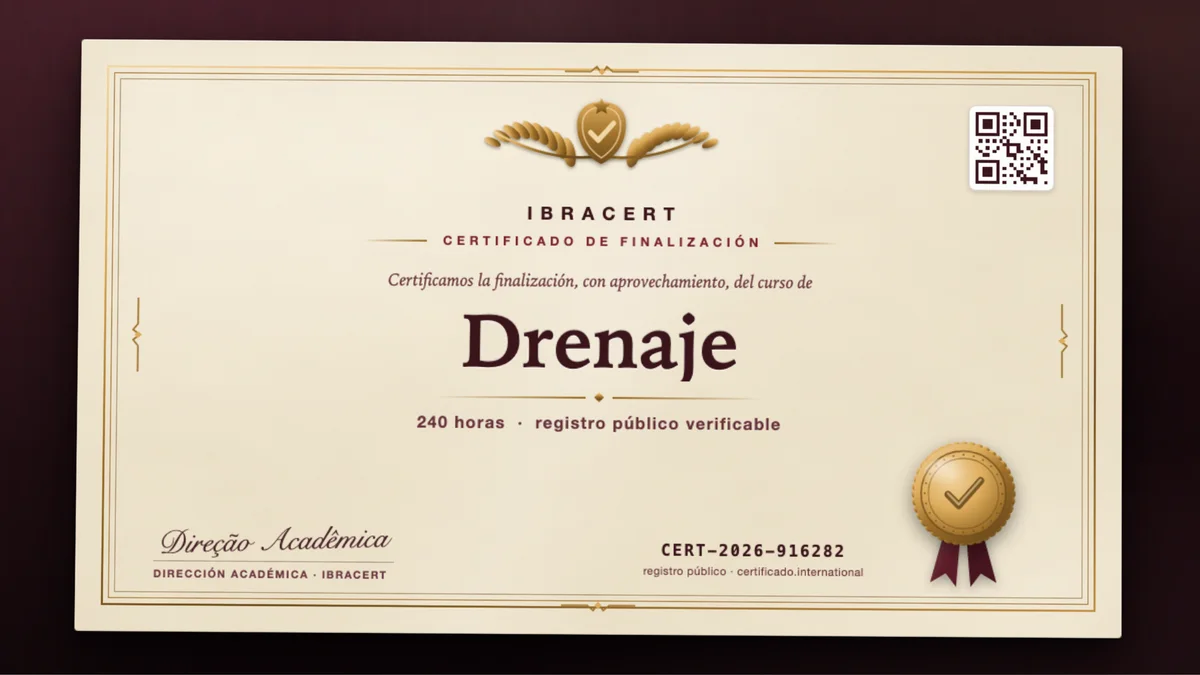Portada del curso Drenaje