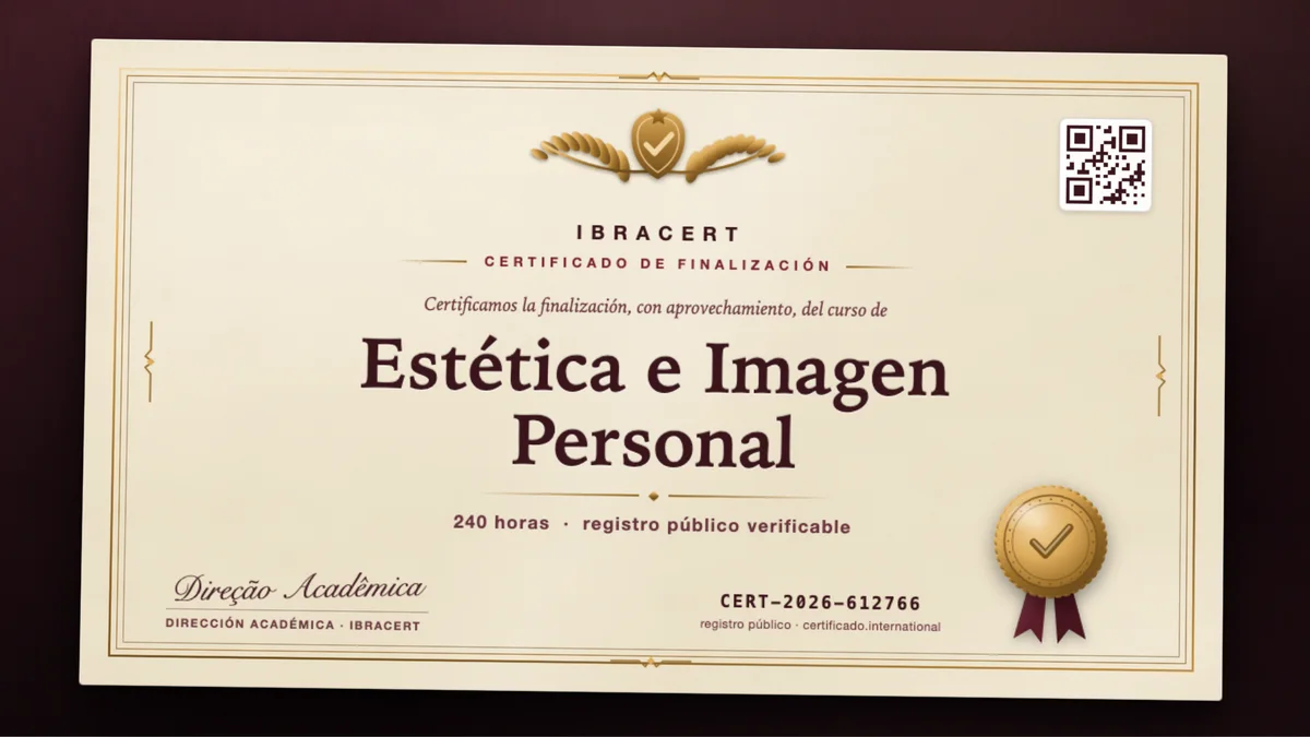 Portada del curso Estética e Imagen Personal