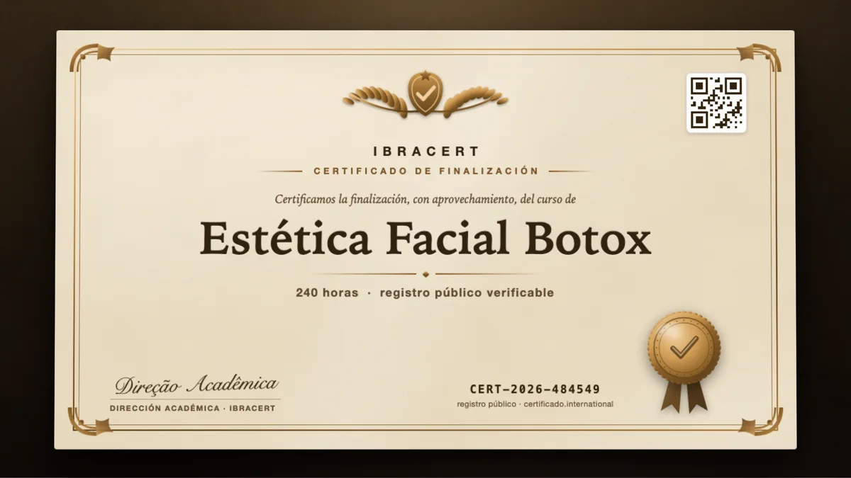 Portada del curso Estética Facial Botox