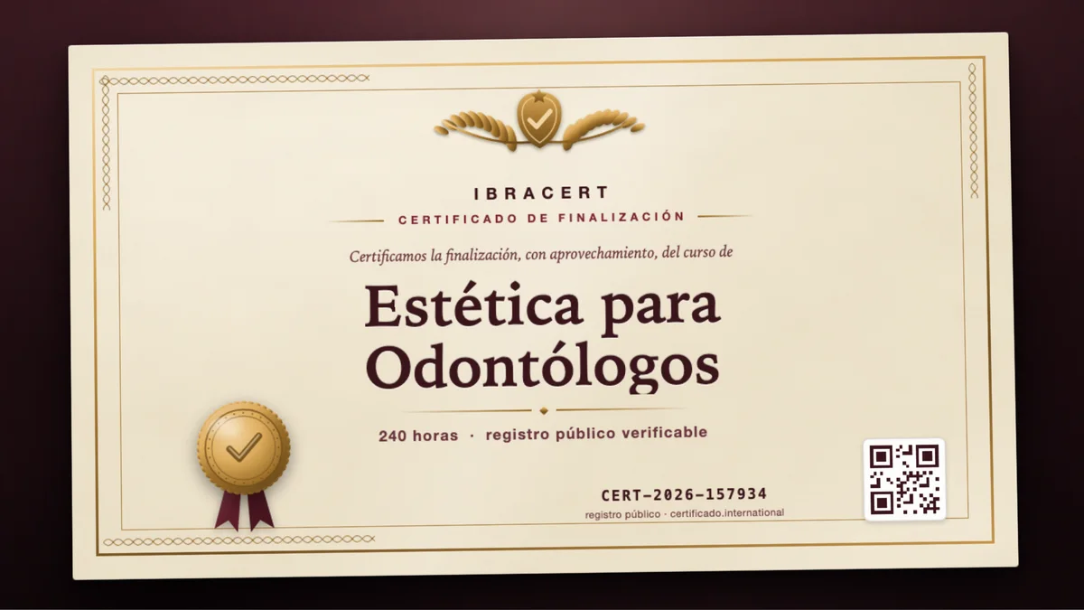 Portada del curso Estética para Odontólogos