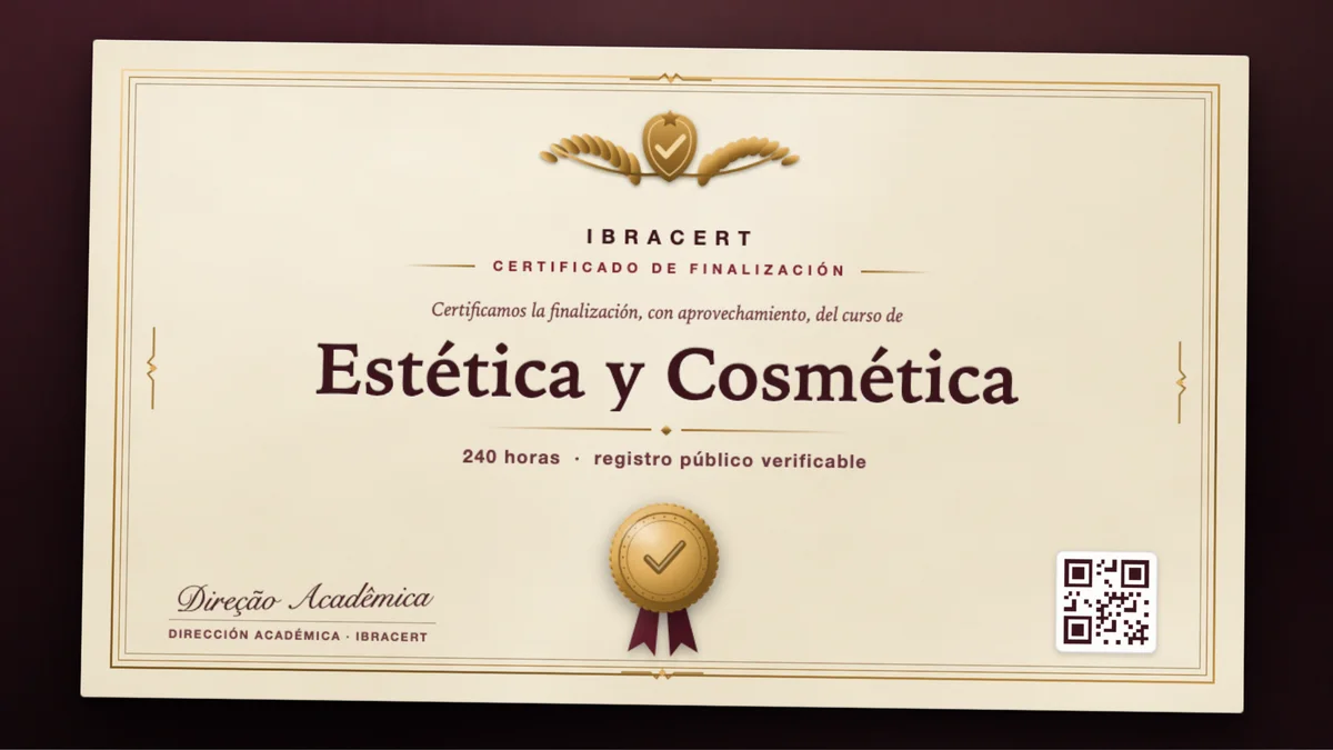 Portada del curso Estética y Cosmética