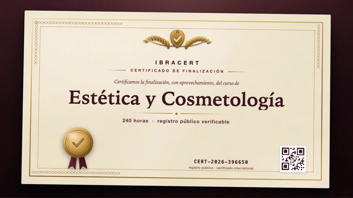 Portada del curso Estética y Cosmetología