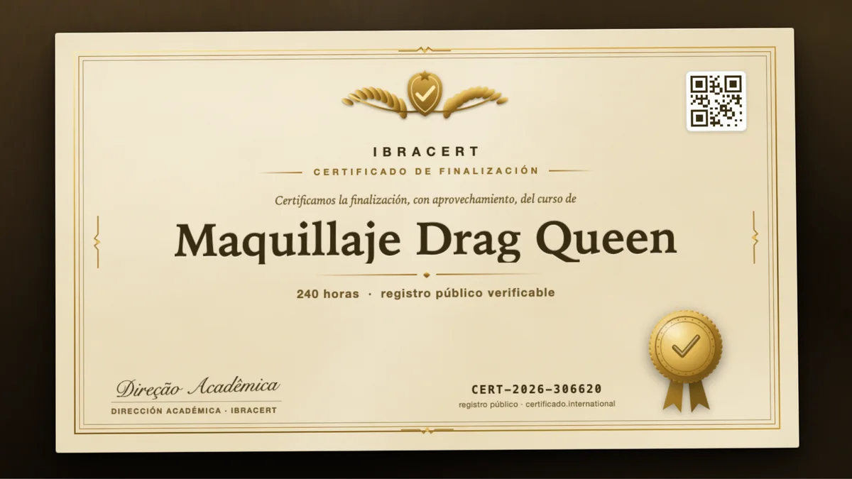 Portada del curso Maquillaje Drag Queen
