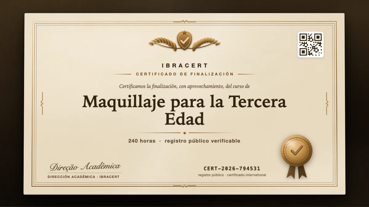 Portada del curso Maquillaje para la Tercera Edad