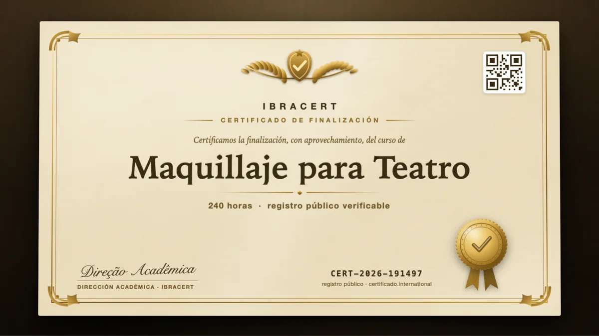 Portada del curso Maquillaje para Teatro